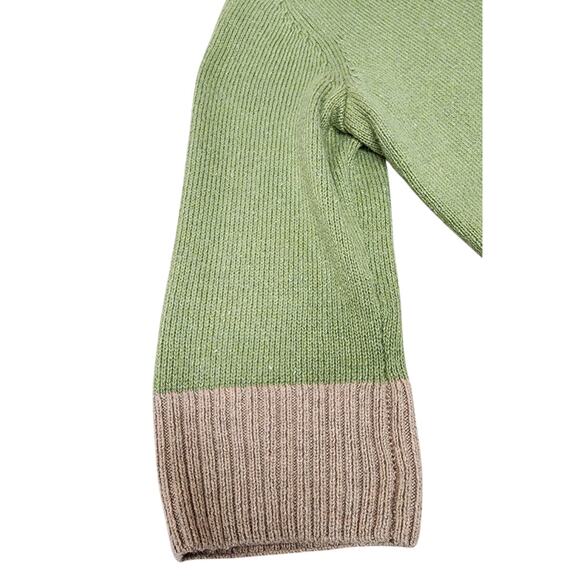 Cj Banks VTG  Tri Color Block Knit Cardigan Sweater with oversized buttons W Sm - Picture 11 of 11